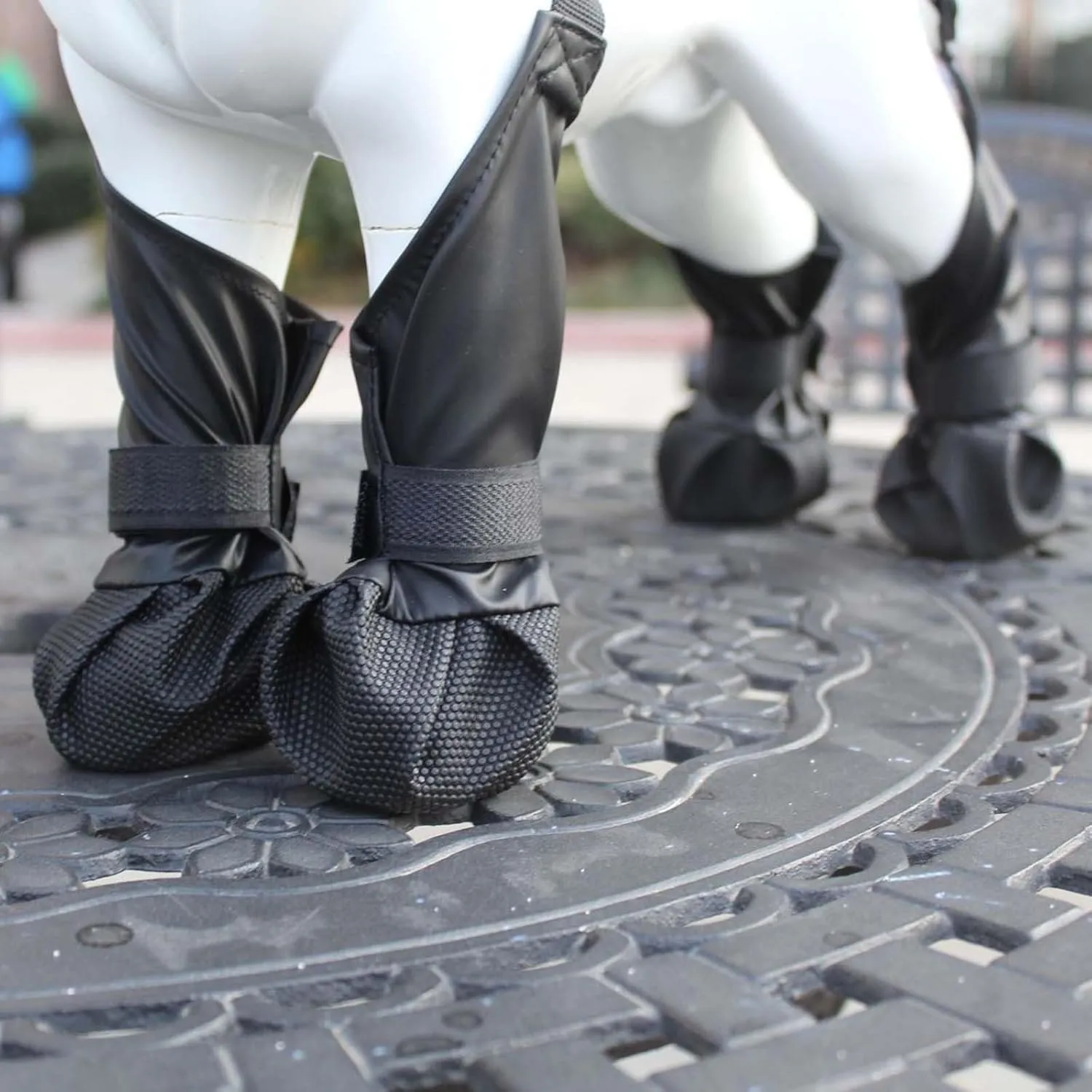 2024 New Suspender Boots for Dogs, Leggings Waterproof Dog Boots Anti-Slip Dog Shoes, Pet Protector for Small Medium Big Dogs Outdoor Walking Running Hiking Bootie (XS)