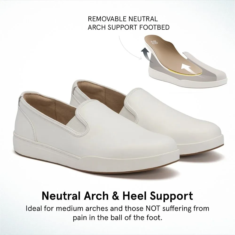 ABEO Encore Slip On Sneakers for Women | Arch Support Sneakers for Women | Built-in Orthotic Insole