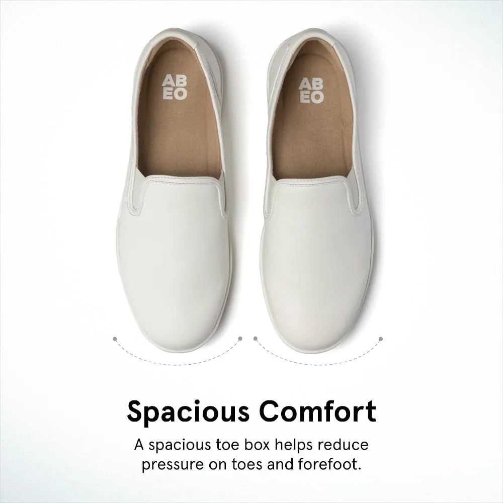 ABEO Encore Slip On Sneakers for Women | Arch Support Sneakers for Women | Built-in Orthotic Insole