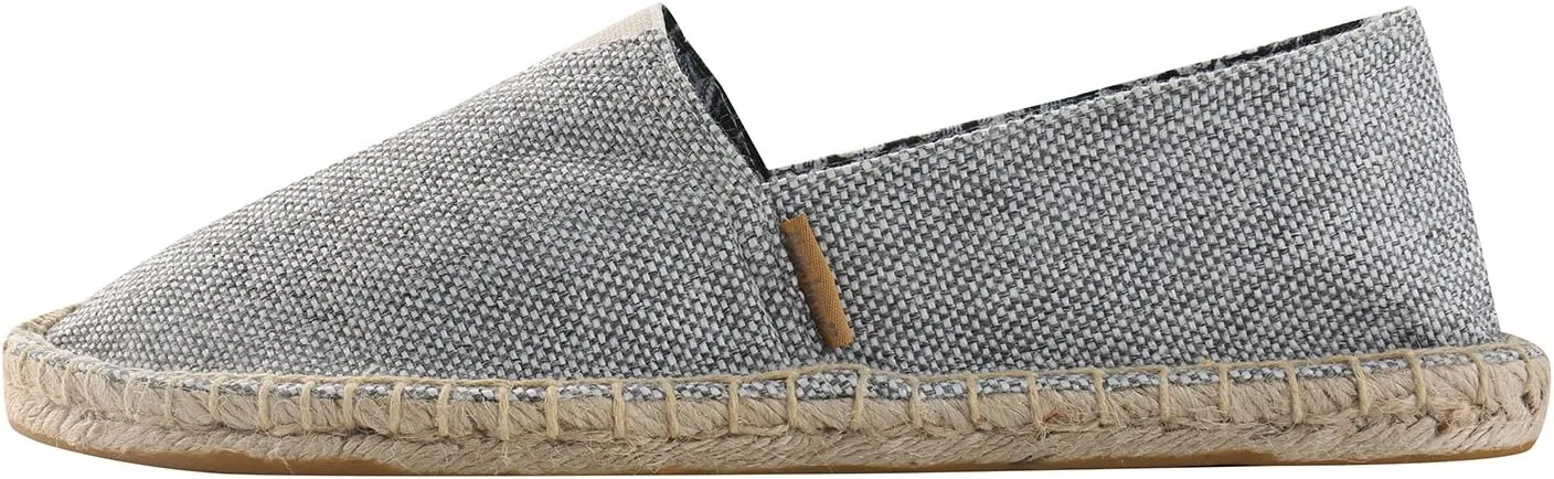 Alexis Leroy Men's Fashion Casual Canvas Slip on Flat Espadrilles
