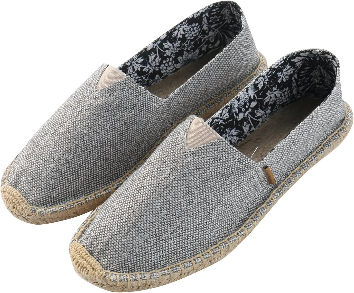 Alexis Leroy Men's Fashion Casual Canvas Slip on Flat Espadrilles