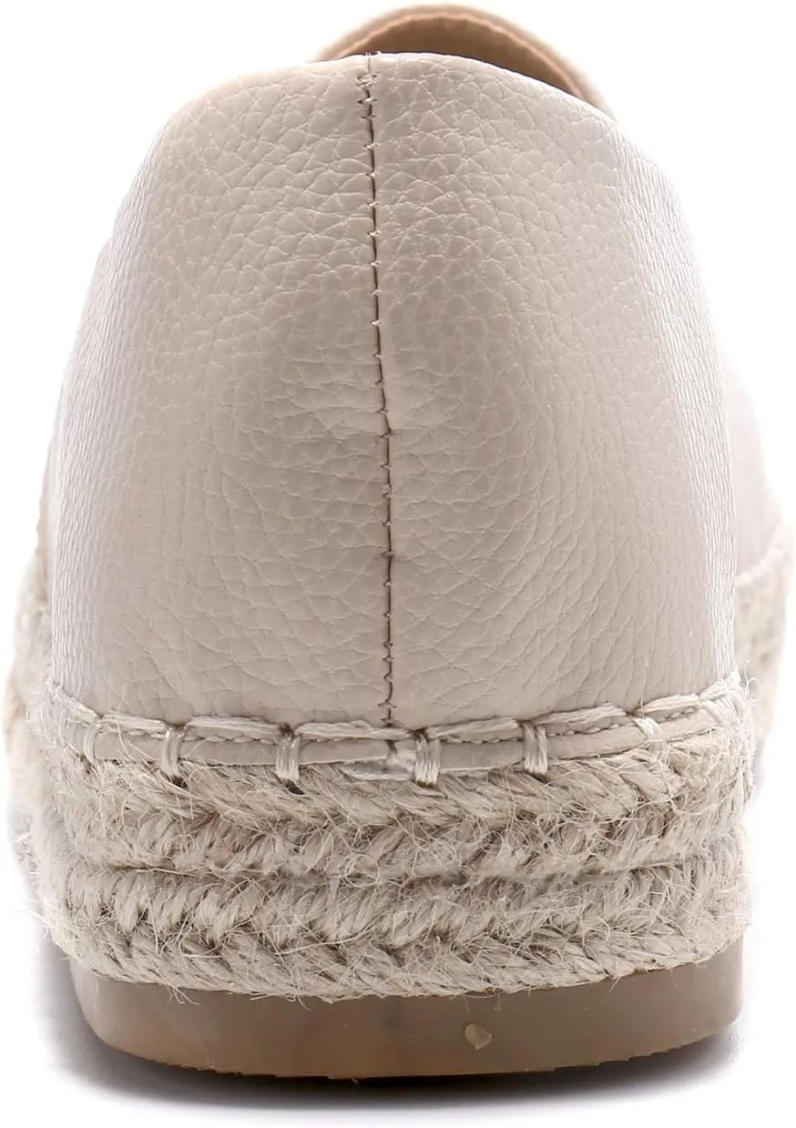 Alexis Leroy Women Closed Toe Slip On Casual Espadrilles Loafer Flat Comfort Shoes