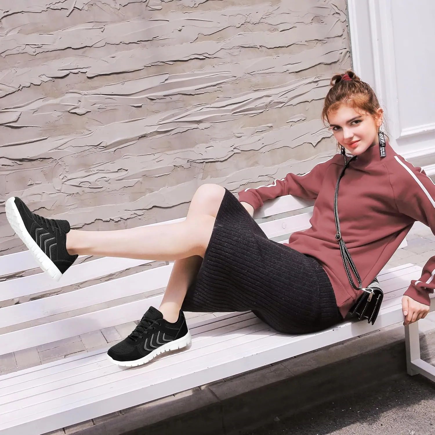 Alicegana Sneakers for Women Running Shoes: Fashion Walking Womens Sneakers Casual Lightweight Tennis Shoes