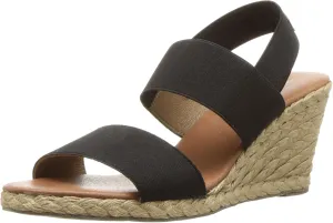 André Assous Women's Allison Espadrille Open Toe Wedge Sandal