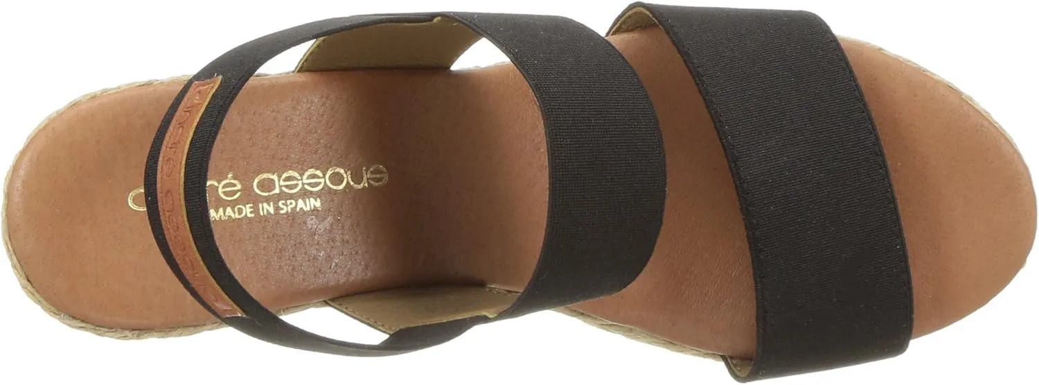 André Assous Women's Allison Espadrille Open Toe Wedge Sandal