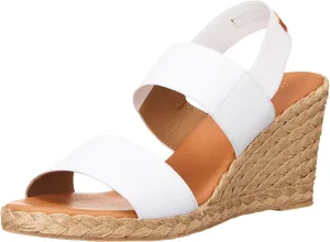 André Assous Women's Allison Espadrille Open Toe Wedge Sandal