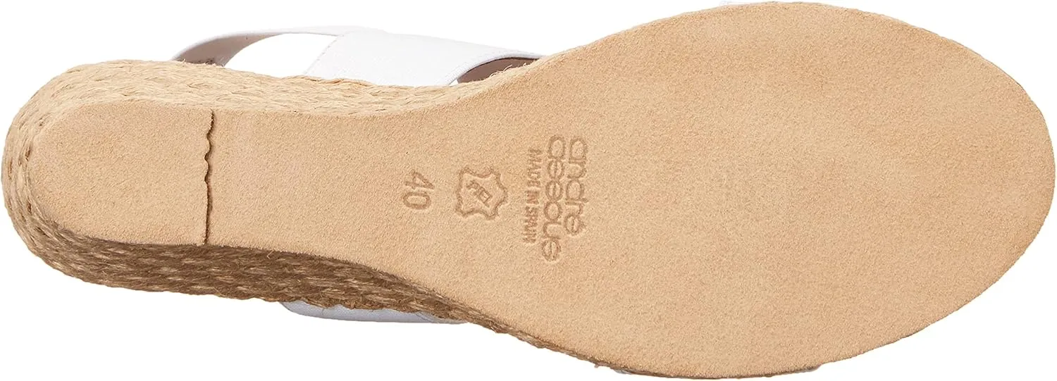 André Assous Women's Allison Espadrille Open Toe Wedge Sandal