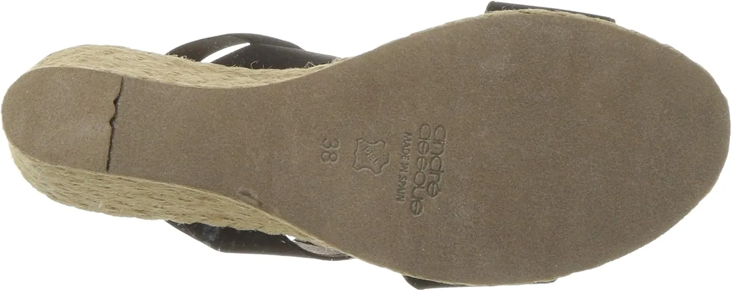 André Assous Women's Allison Espadrille Open Toe Wedge Sandal
