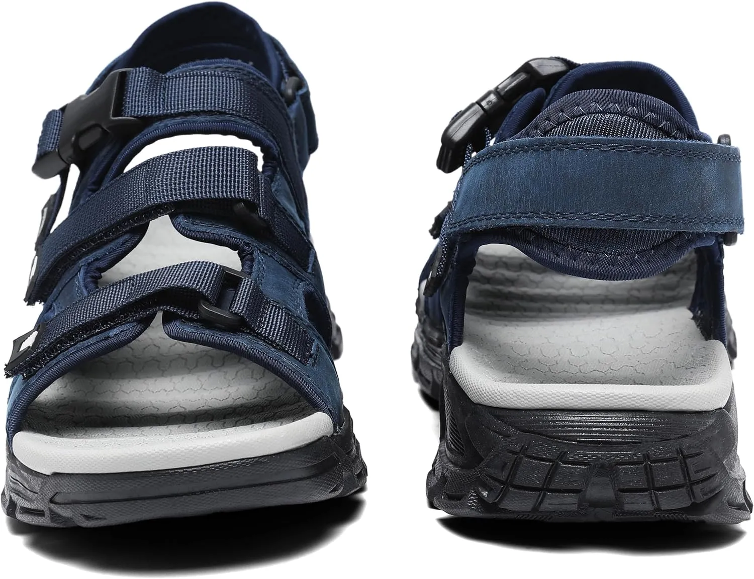 Athletic Sandals for Men's Open Toe Walking Sandals Outdoor Hiking Sandal Anti-Slip with Adjustable Strap for Summer Beach