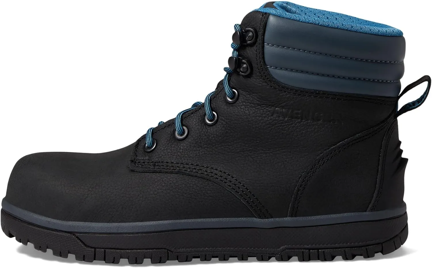 Avenger Work Boots Reflex Shoes for Women – Leather Upper – PU Midsole – Mesh Lining – Flex-Welt Construction