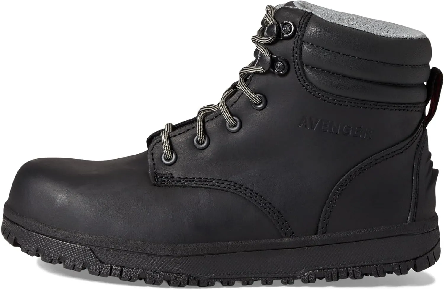 Avenger Work Boots Reflex Shoes for Women – Leather Upper – PU Midsole – Mesh Lining – Flex-Welt Construction