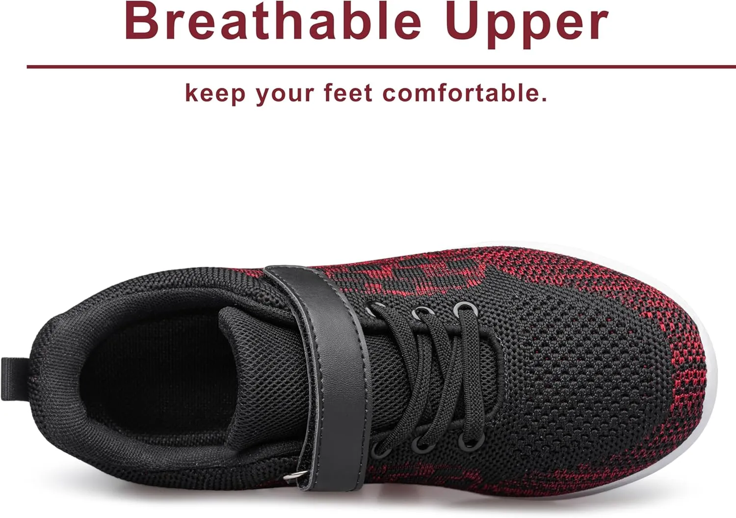 BNV Boys Girls Sneakers Kids Shoes Unisex Lightweight Breathable Athletic Running Tennis Fitness Shoes for Toddler/Little Kid/Big Kid