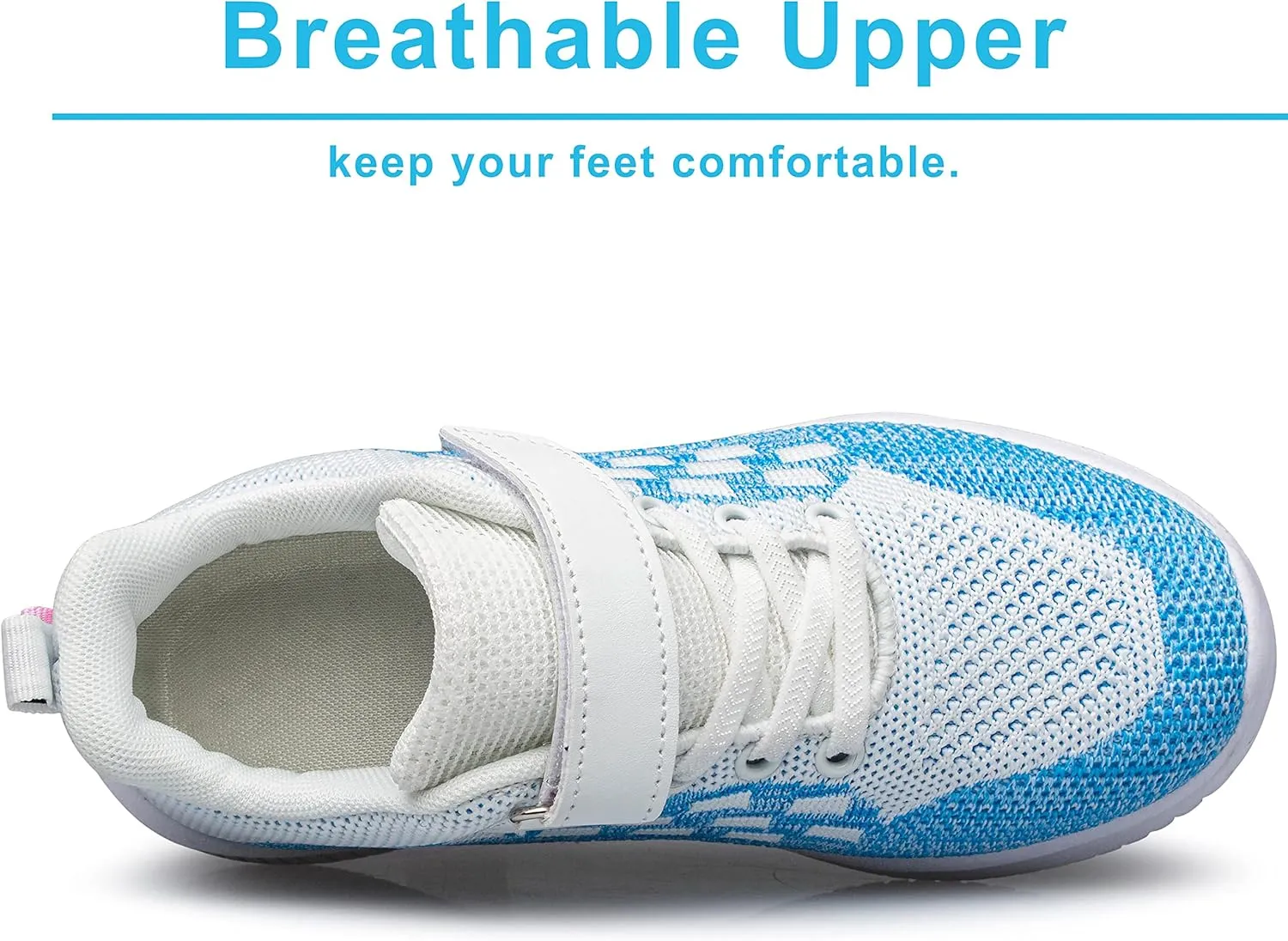 BNV Boys Girls Sneakers Kids Shoes Unisex Lightweight Breathable Athletic Running Tennis Fitness Shoes for Toddler/Little Kid/Big Kid