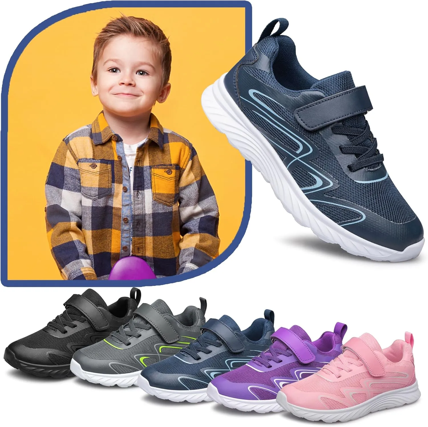 Boys Girls Shoes Kids Sneakers Athletic Running School Shoes for Toddler/Little Kid/Big Kid