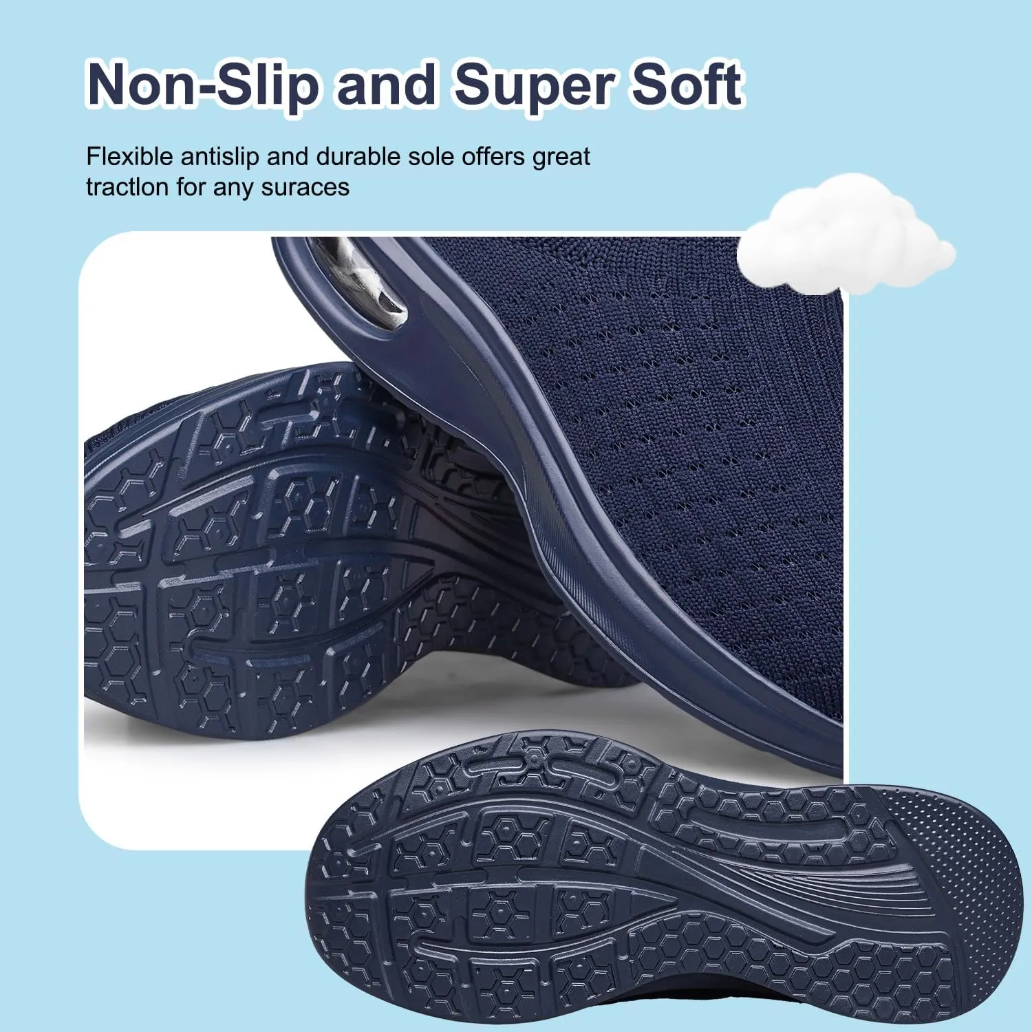 Boys Girls Sock Shoes Toddlers Kids Sneakers Slip on Fitness Tennis Walking School Shoes for Toddler/Little Kid/Big Kid