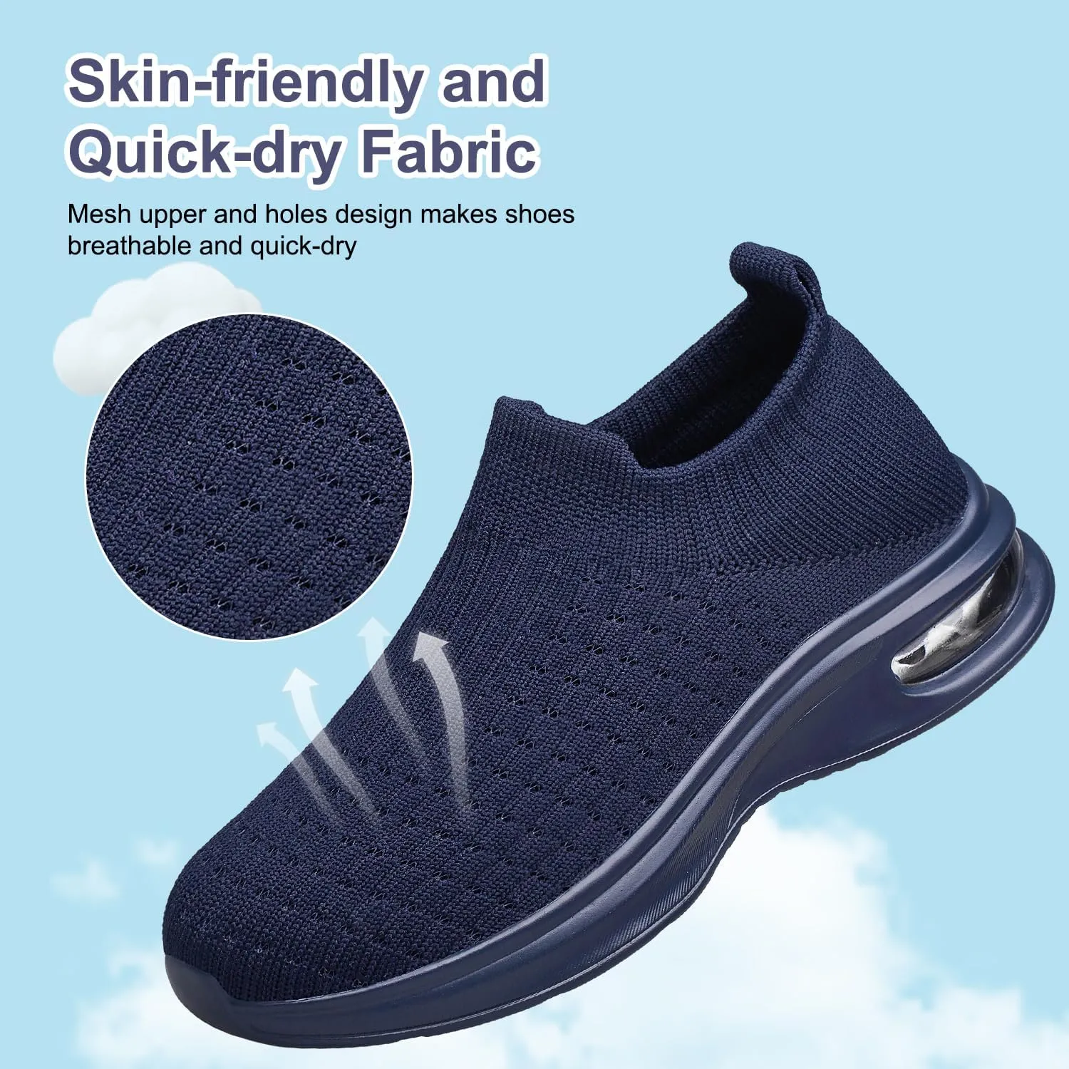 Boys Girls Sock Shoes Toddlers Kids Sneakers Slip on Fitness Tennis Walking School Shoes for Toddler/Little Kid/Big Kid