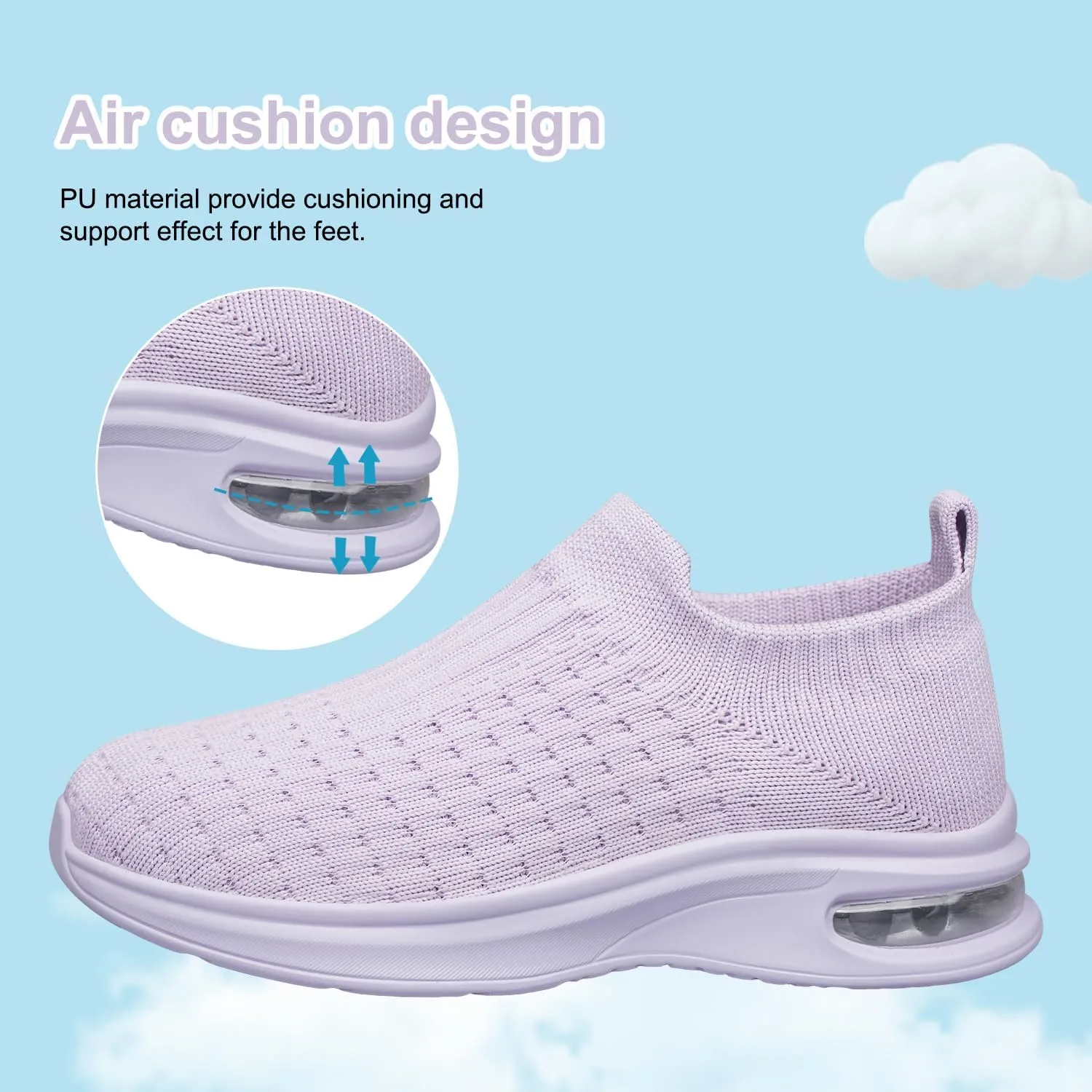 Boys Girls Sock Shoes Toddlers Kids Sneakers Slip on Fitness Tennis Walking School Shoes for Toddler/Little Kid/Big Kid