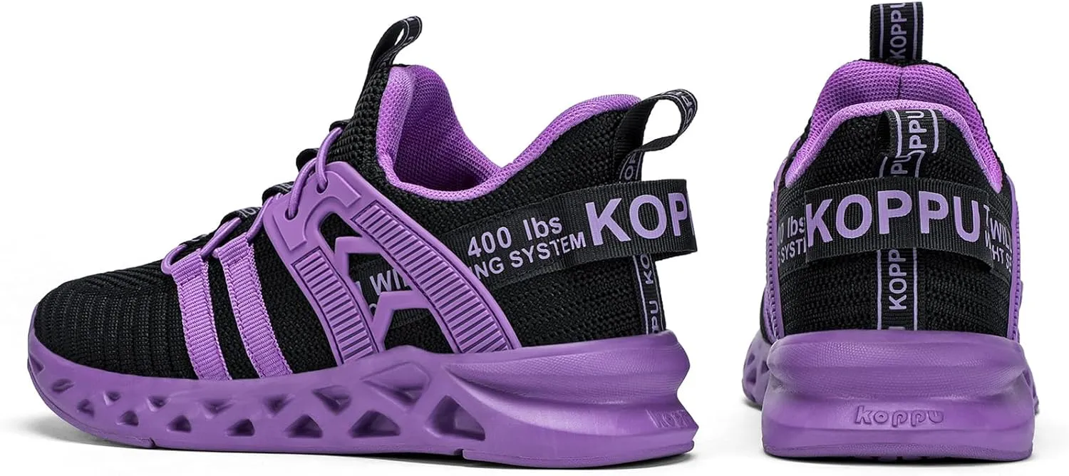 Boys Tennis Shoes Girls Kids Slip on Sneakers Lightweight Running Shoes for Athletic Walking