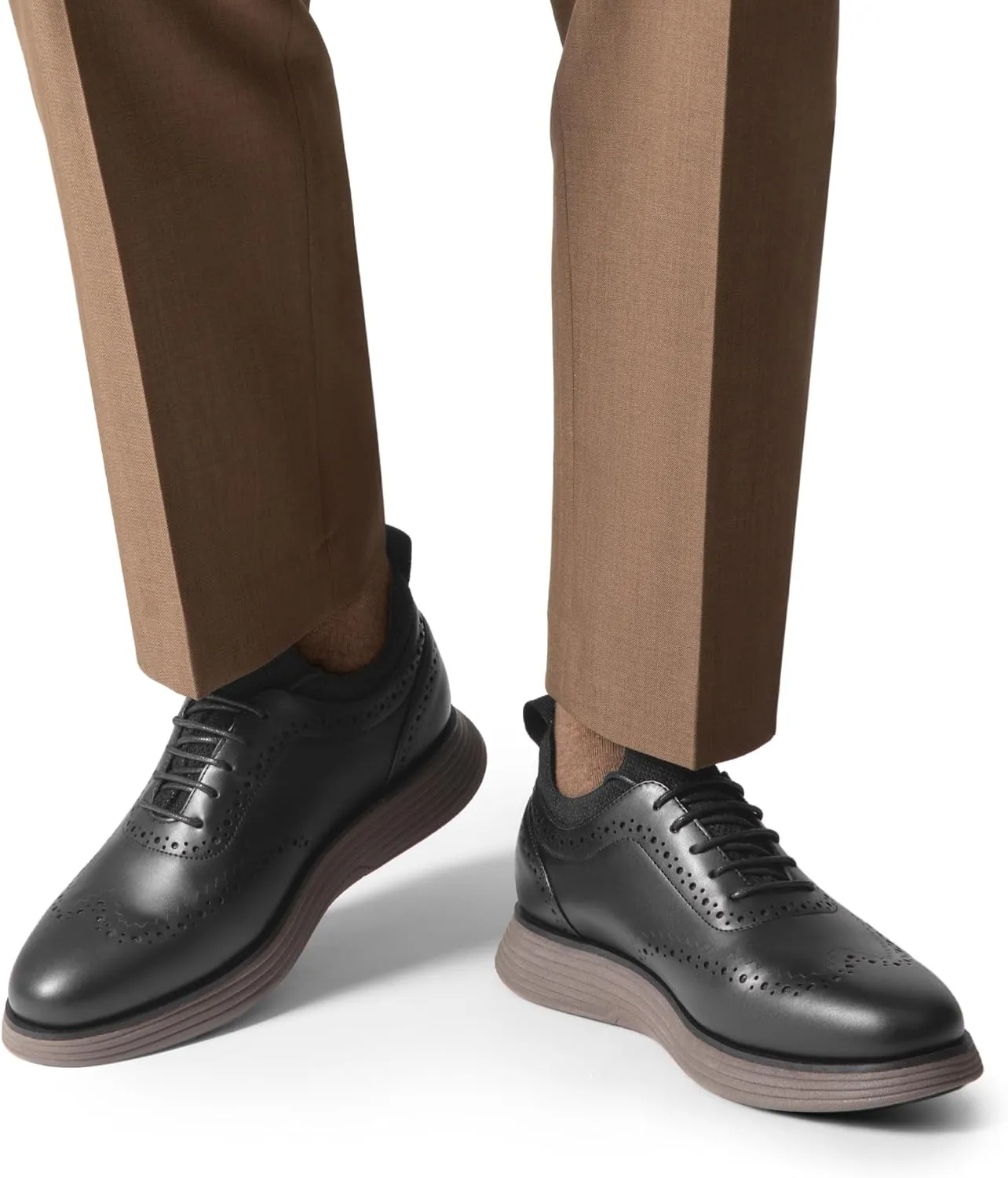 Bruno Marc Men's MaxFlex Dress Sneakers Oxfords Casual Wingtip Brogue Shoes