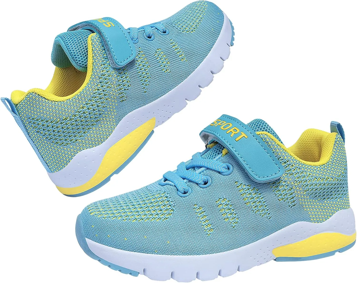 Caitin Kids Running Tennis Shoes Lightweight Casual Walking Sneakers for Toddler Little Big Boys and Girls