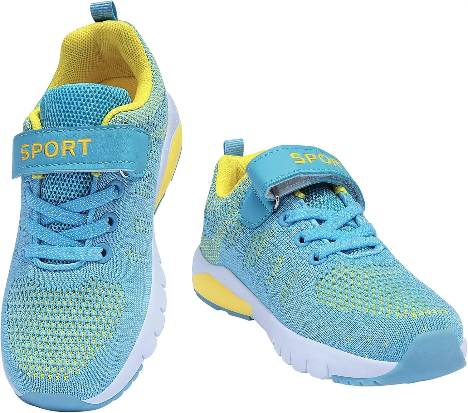 Caitin Kids Running Tennis Shoes Lightweight Casual Walking Sneakers for Toddler Little Big Boys and Girls