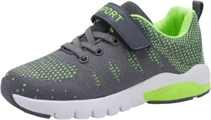 Caitin Kids Running Tennis Shoes Lightweight Casual Walking Sneakers for Toddler Little Big Boys and Girls