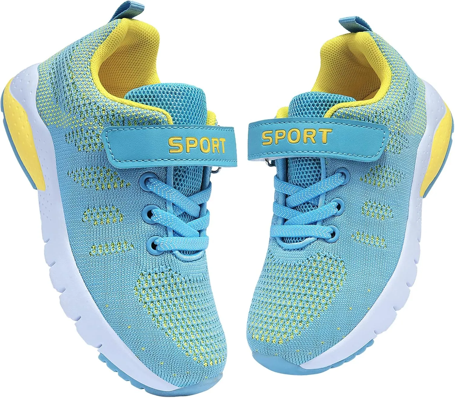 Caitin Kids Running Tennis Shoes Lightweight Casual Walking Sneakers for Toddler Little Big Boys and Girls