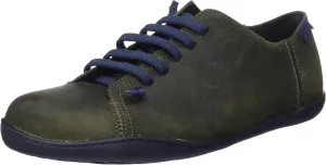 Camper Peu Men’s Fashion Sneakers - Ultra-Comfortable Leather Barefoot Shoes for Men with Comfort Footbed and Breathable Lining, Natural Foot Shape