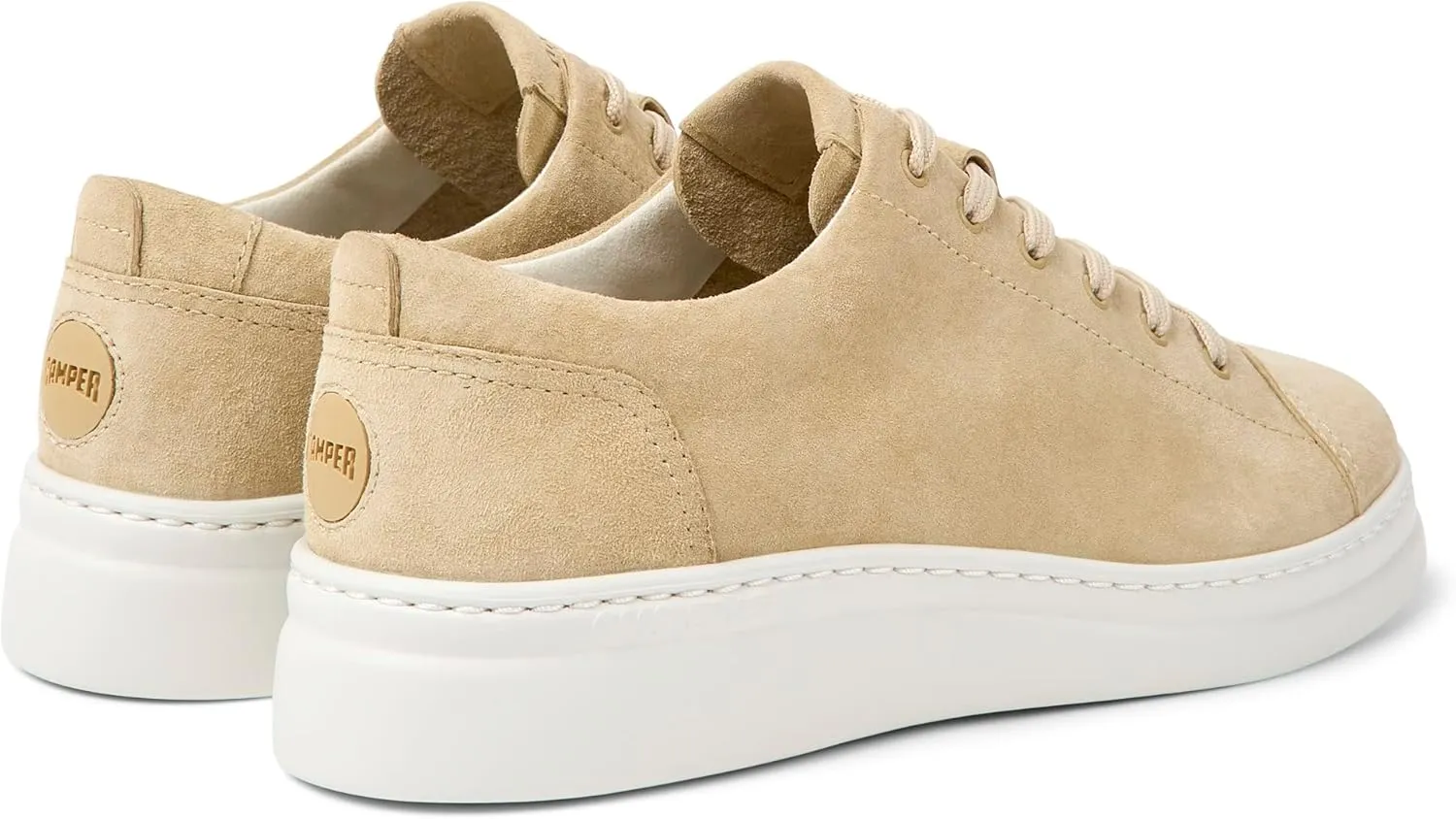 Camper Runner Up Leather Sneakers for Women - Ultra-Comfortable Tennis Shoes with Ortholite Comfort Footbeds & XL Extralight Organix Traction Outsoles