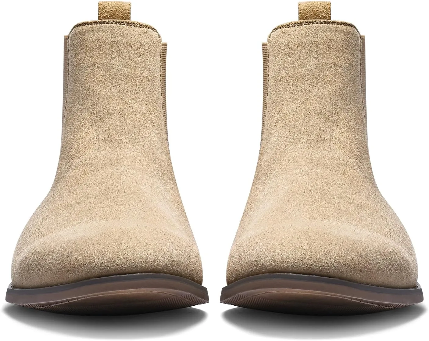 CGRRBW Men's Chelsea Boots Suede Leather Casual Boots for Men