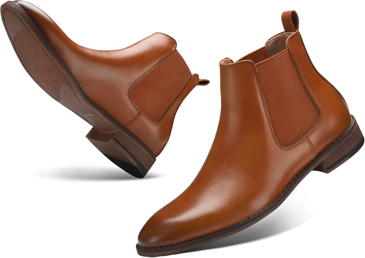 CGRRBW Men's Chelsea Boots Suede Leather Casual Boots for Men
