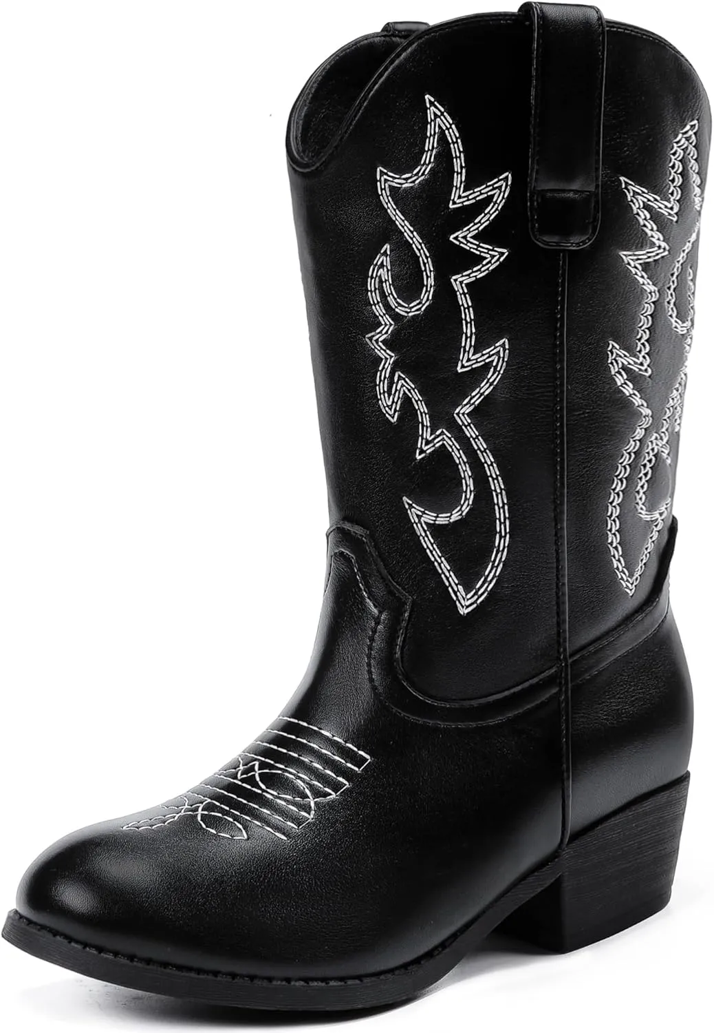 Cowboy Boots for Girls Pointed Toe Kids Cowgirl Boots Mid Calf Western Youth Cowgirl Boots Horse Riding Party for Toddler Little Big Kids