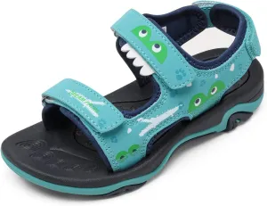 DREAM PAIRS Boys Girls Sandals Summer Outdoor Athletic Kids Sport Water Shoes for Toddler/Little Kid