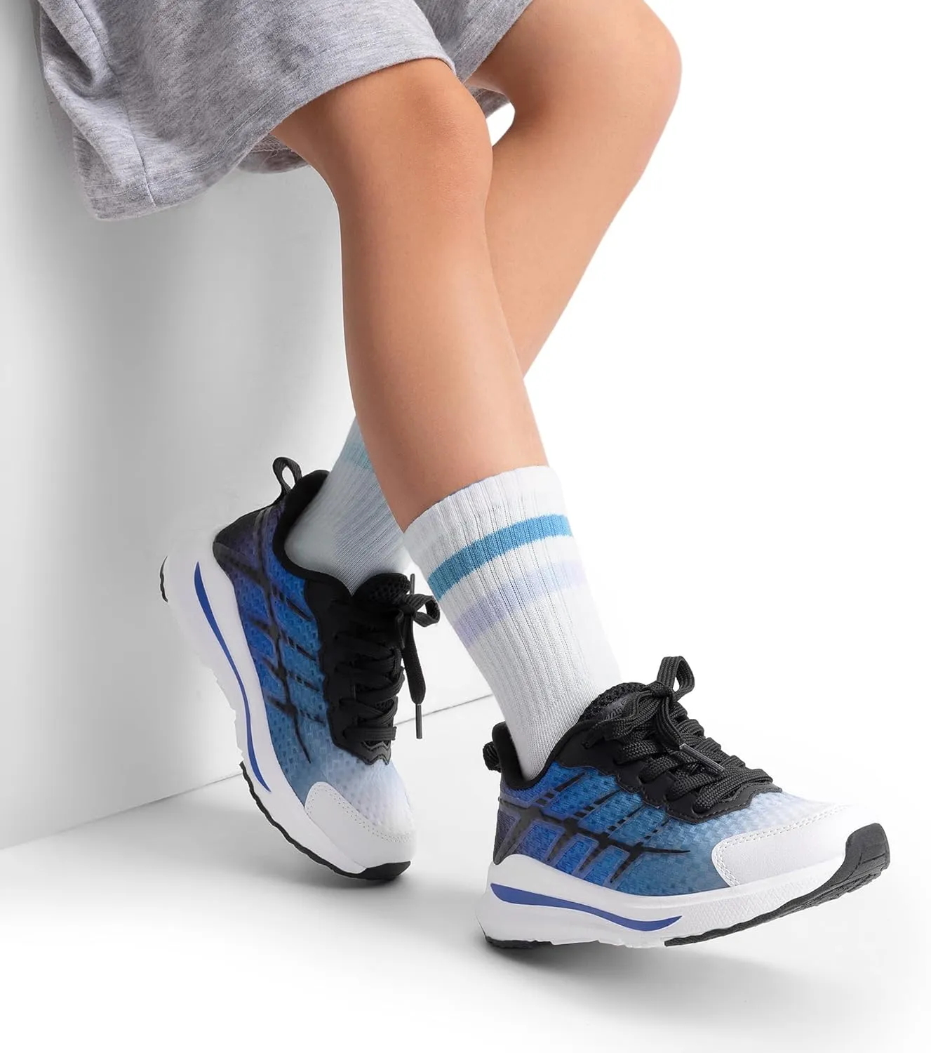 DREAM PAIRS Boys Girls Shoes Kids Tennis Athletic Running Footwear Lace Up Walking DuraPlay Breathable Lightweight Sneakers for Little/Big Kid