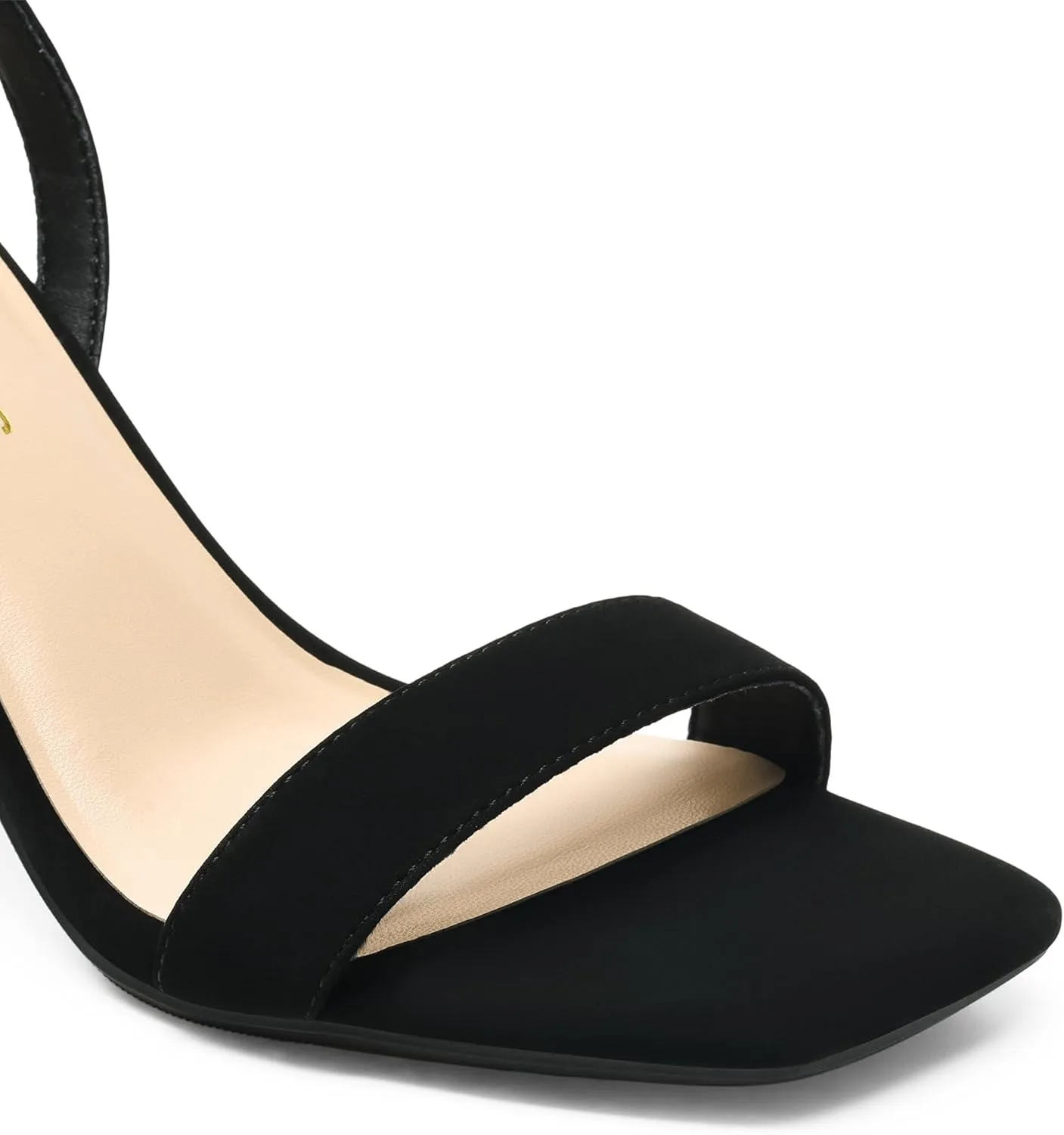 DREAM PAIRS Women's Chunky Heels Square Open Toe Ankle Buckle Strappy Block Heeled Sandals for Party Wedding Daily