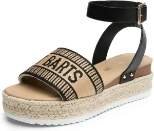 DREAM PAIRS Women's Platform Espadrilles Casual Ankle Strap Wedge Sandals Comfortable Dressy Summer Shoes