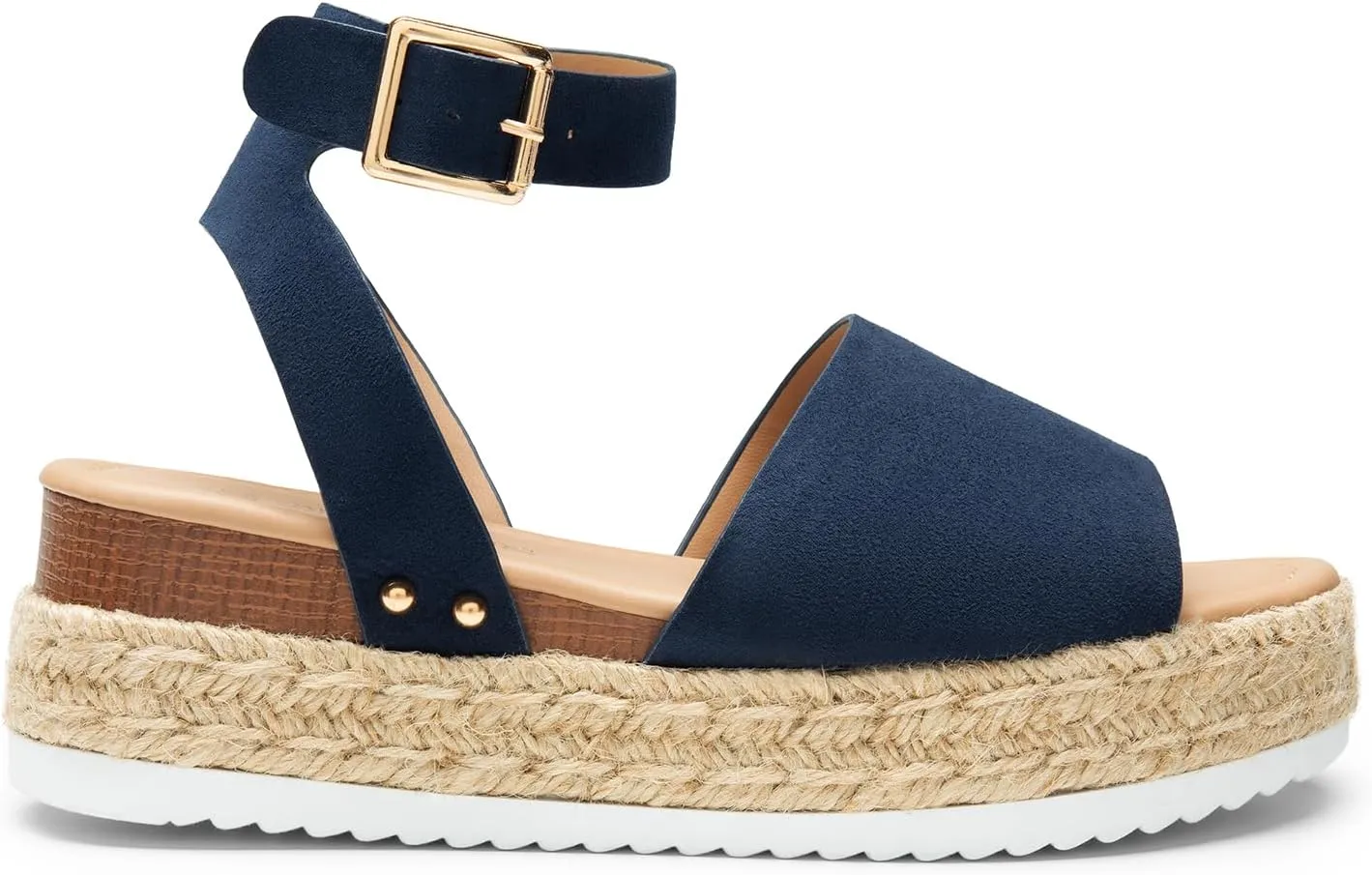 DREAM PAIRS Women's Platform Espadrilles Casual Ankle Strap Wedge Sandals Comfortable Dressy Summer Shoes