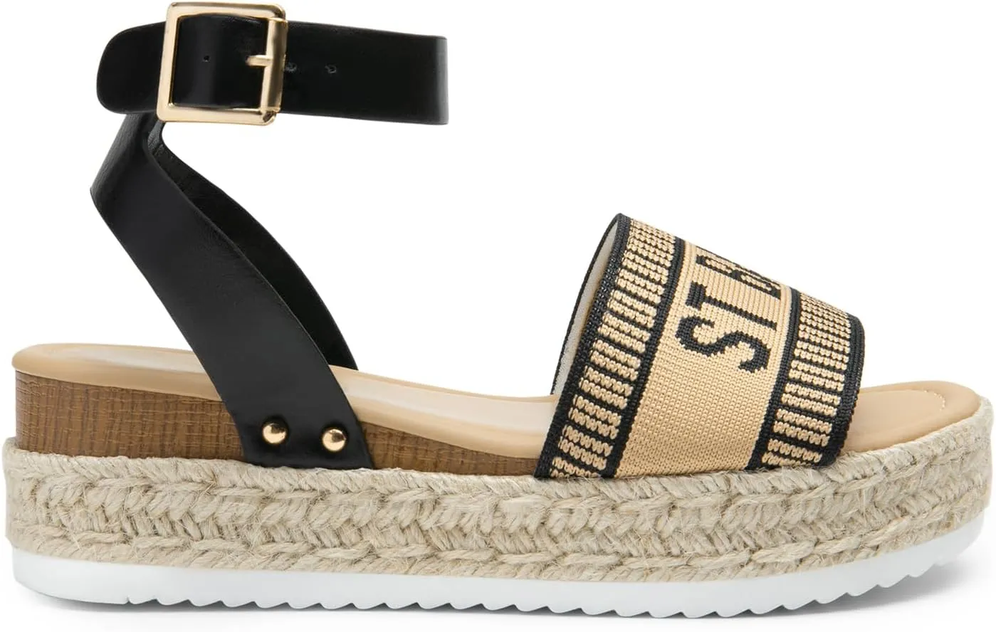 DREAM PAIRS Women's Platform Espadrilles Casual Ankle Strap Wedge Sandals Comfortable Dressy Summer Shoes