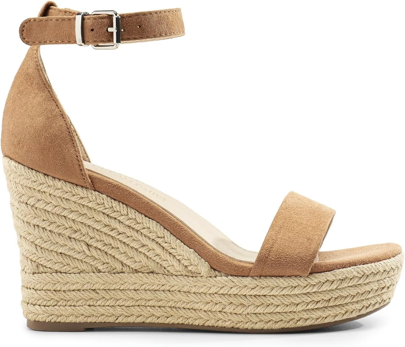 DREAM PAIRS Women's Platform Wedges Sandals, Comfortable Open Toe Espadrilles Sandals Dressy Buckle Ankle Strap Summer Shoes