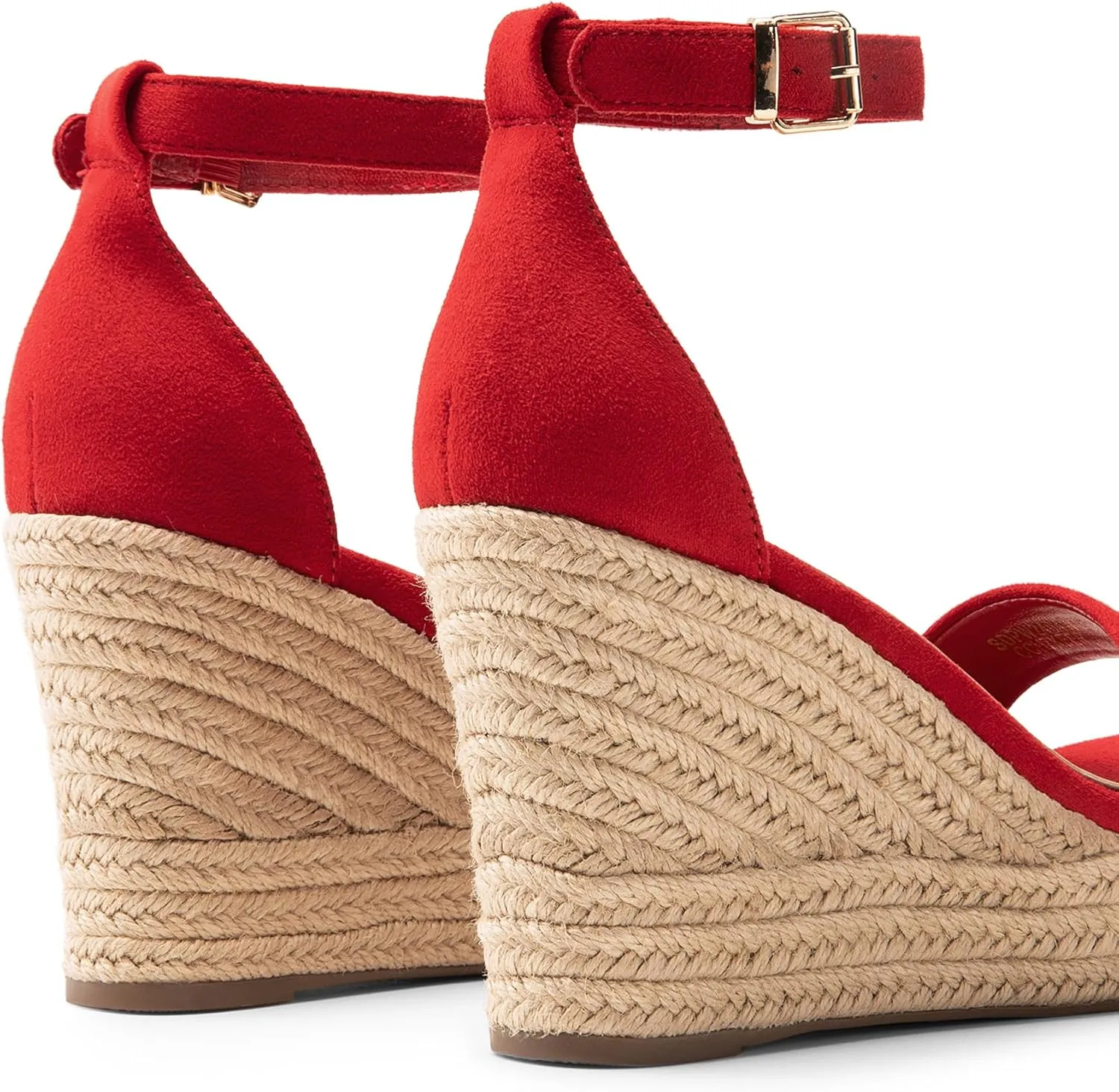 DREAM PAIRS Women's Platform Wedges Sandals, Comfortable Open Toe Espadrilles Sandals Dressy Buckle Ankle Strap Summer Shoes