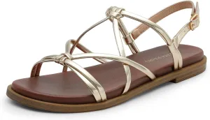 DREAM PAIRS Women's Sandals Cross Strappy Gladiator Dress Flat Sandals Daily Casual Comfortable Summer Shoes