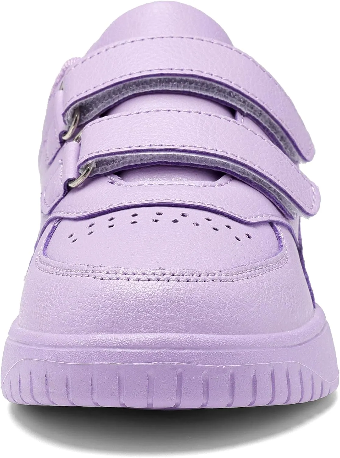 DSWED Unisex-Child Leather Lightweight Breathable Knit Athletic Running Sneakers for Kids Shoes for Boys Girls