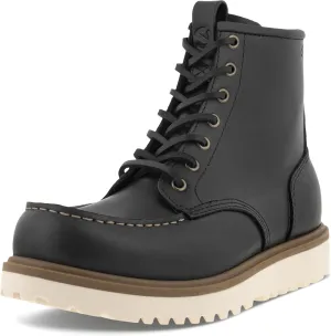 ECCO Men's Staker Moc Toe Tie Fashion Boot
