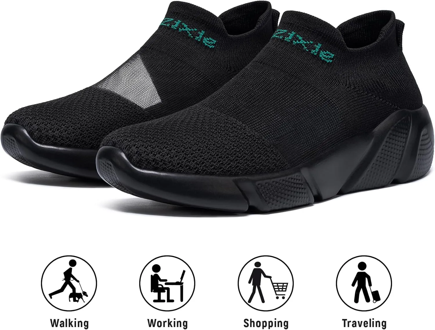 FLOWING PLUME Waterproof Shoes for Men Women Lightweight Tennis Sneaker Slip-Resistant Walking Running Shoes