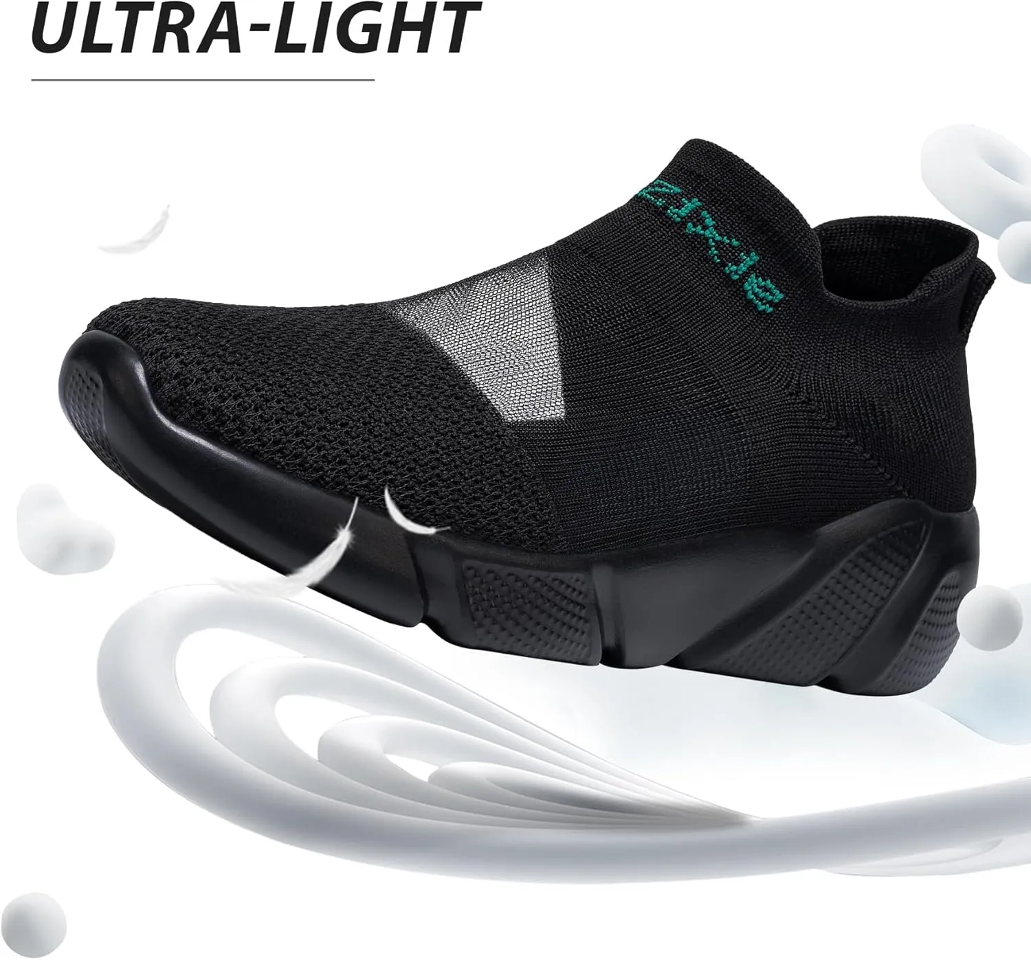 FLOWING PLUME Waterproof Shoes for Men Women Lightweight Tennis Sneaker Slip-Resistant Walking Running Shoes