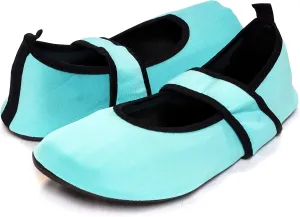 Futsole Women's Soft-Sided Shoes for Indoors/Outdoors, Foldable & Flexible Footwear for Sport, Exercise, Yoga or Travel, Dance Shoes