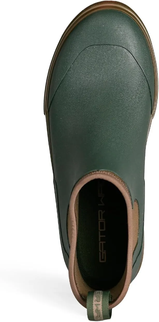 Gator Waders Men's Camp Boots - Durable Slip-Resistant Neoprene Lined Waterproof Ankle Boots for Camping, Fishing & Hiking