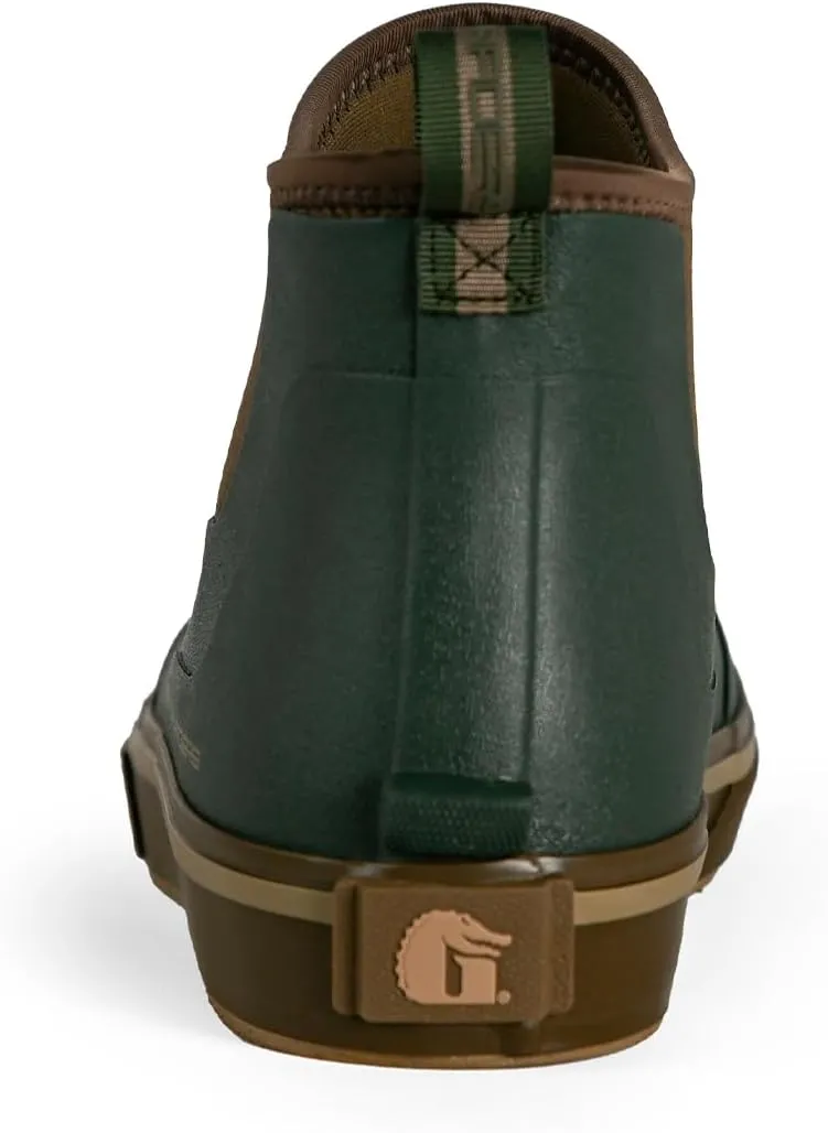 Gator Waders Men's Camp Boots - Durable Slip-Resistant Neoprene Lined Waterproof Ankle Boots for Camping, Fishing & Hiking