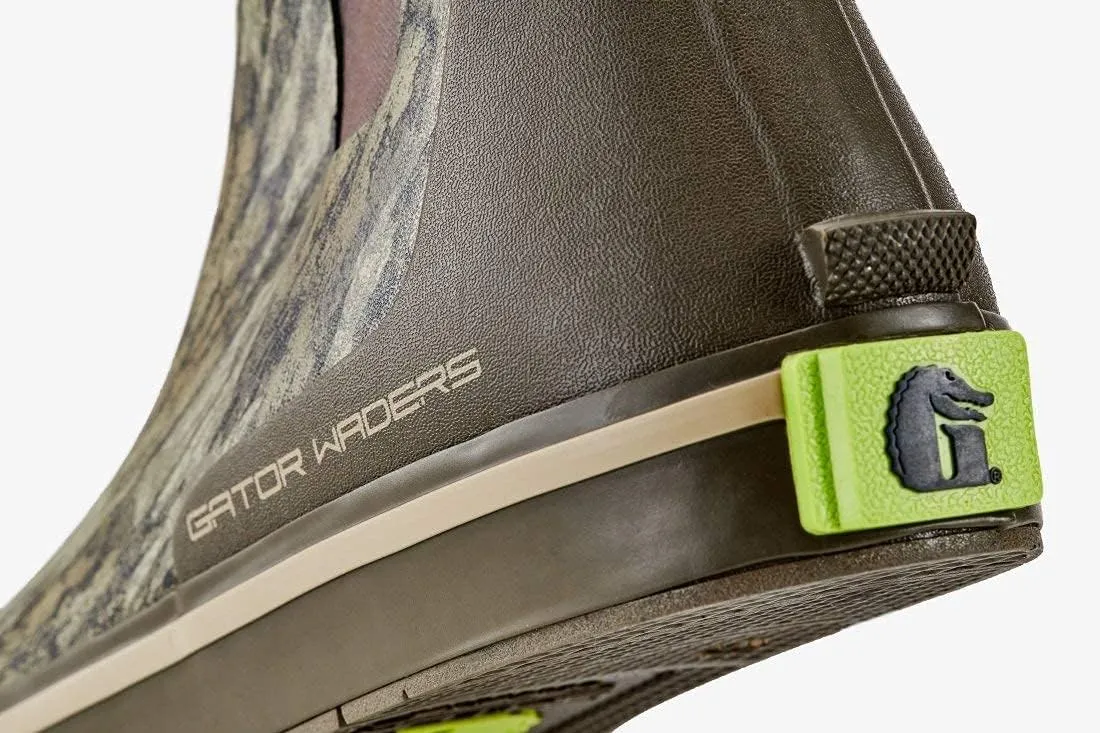 Gator Waders Men's Camp Boots - Durable Slip-Resistant Neoprene Lined Waterproof Ankle Boots for Camping, Fishing & Hiking