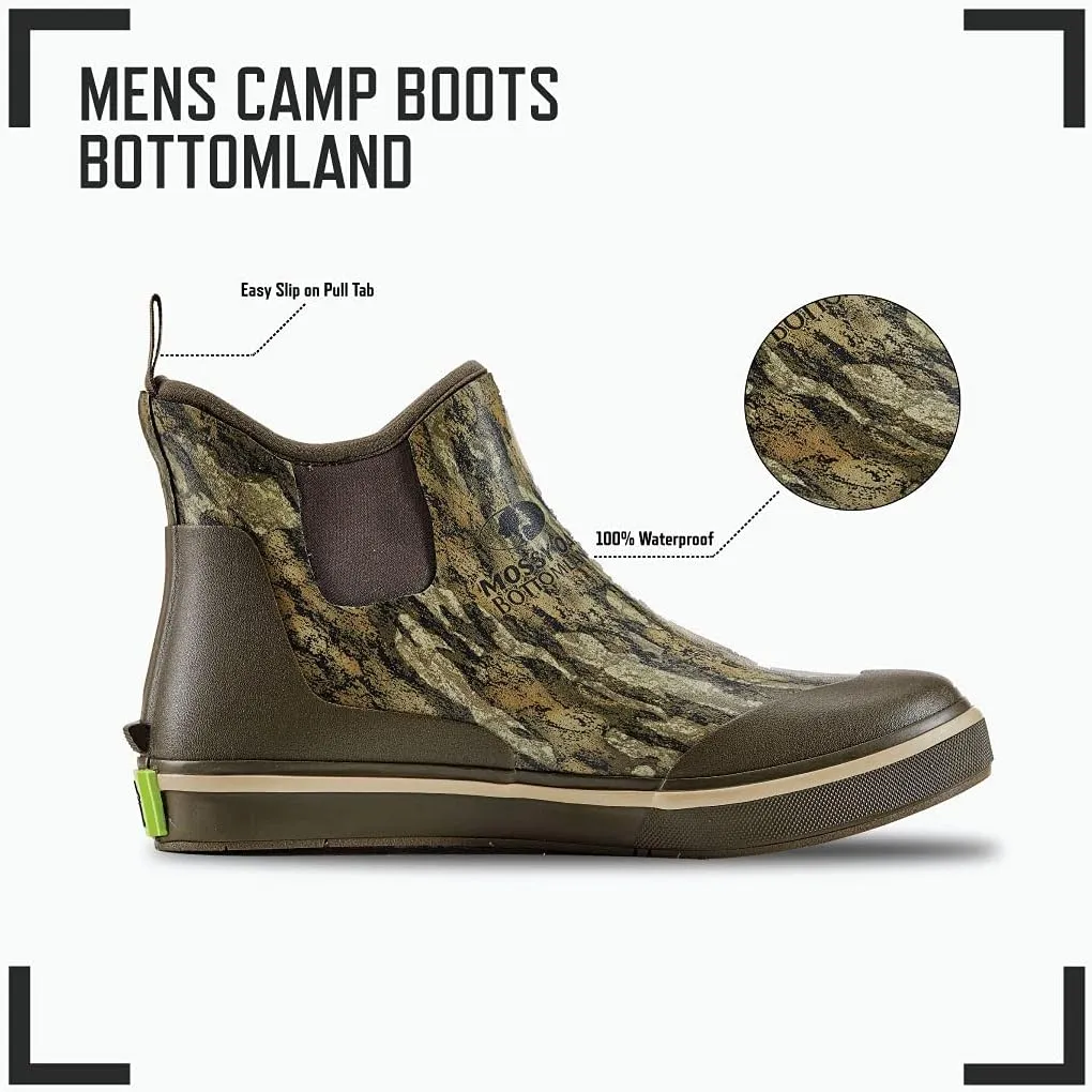 Gator Waders Men's Camp Boots - Durable Slip-Resistant Neoprene Lined Waterproof Ankle Boots for Camping, Fishing & Hiking